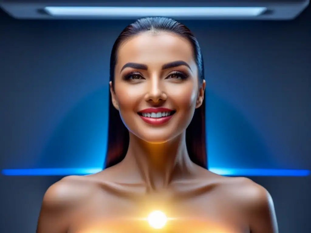 Innovador láser de depilación con sonrisa reflejada Avanzado dispositivo de depilación láser con tecnología innovadora y una sonrisa reflejada