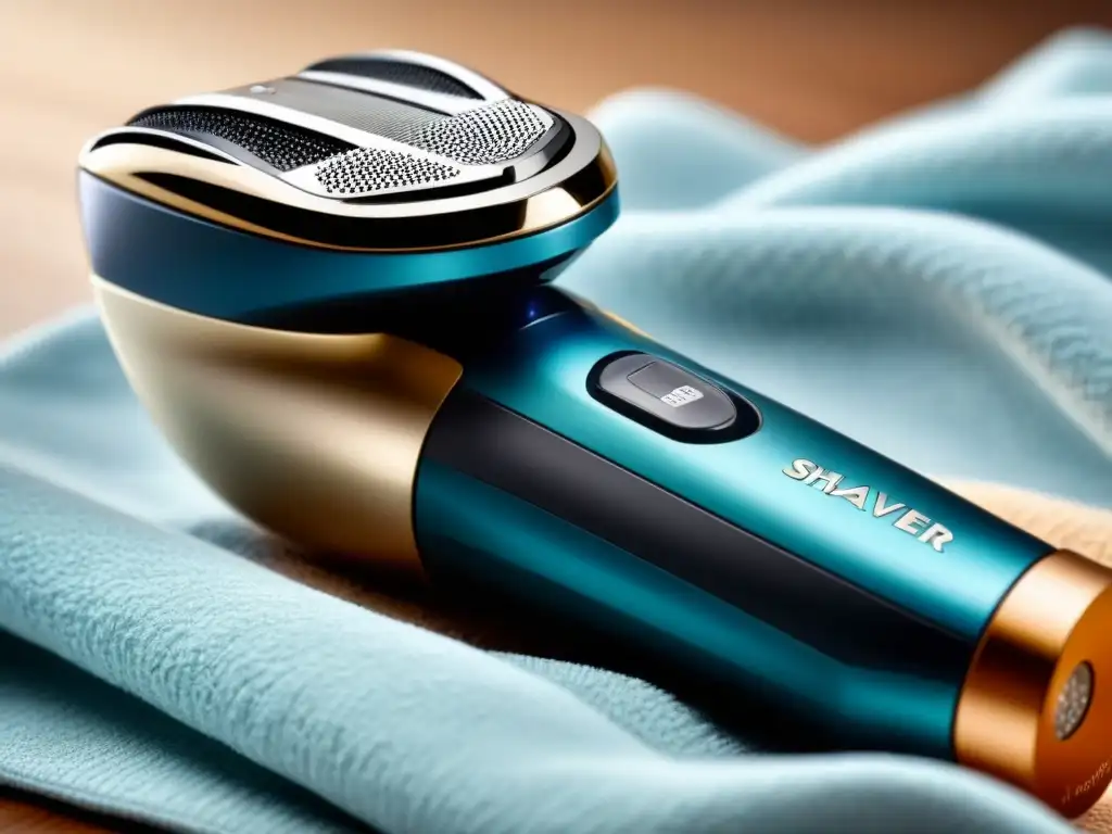 Maquinilla eléctrica de diseño sofisticado para piel sensible en 2024 Una depiladora eléctrica para pieles atópicas, elegante y moderna, con materiales hipoalergénicos y cuchillas de precisión