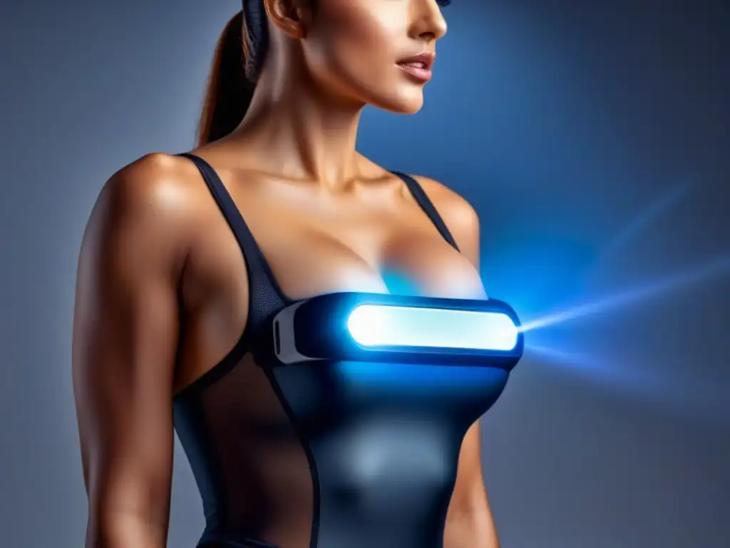 Dispositivo láser para depilación en casa: modernidad y tecnología avanzada Dispositivo de fotodepilación casera futurista con tecnología avanzada