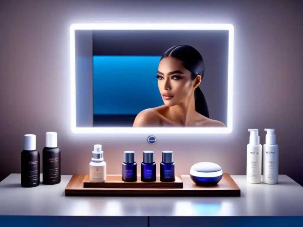Dispositivo de fotodepilación futurista para el hogar Dispositivo futurista para fotodepilación casera, integrado en una rutina de belleza moderna