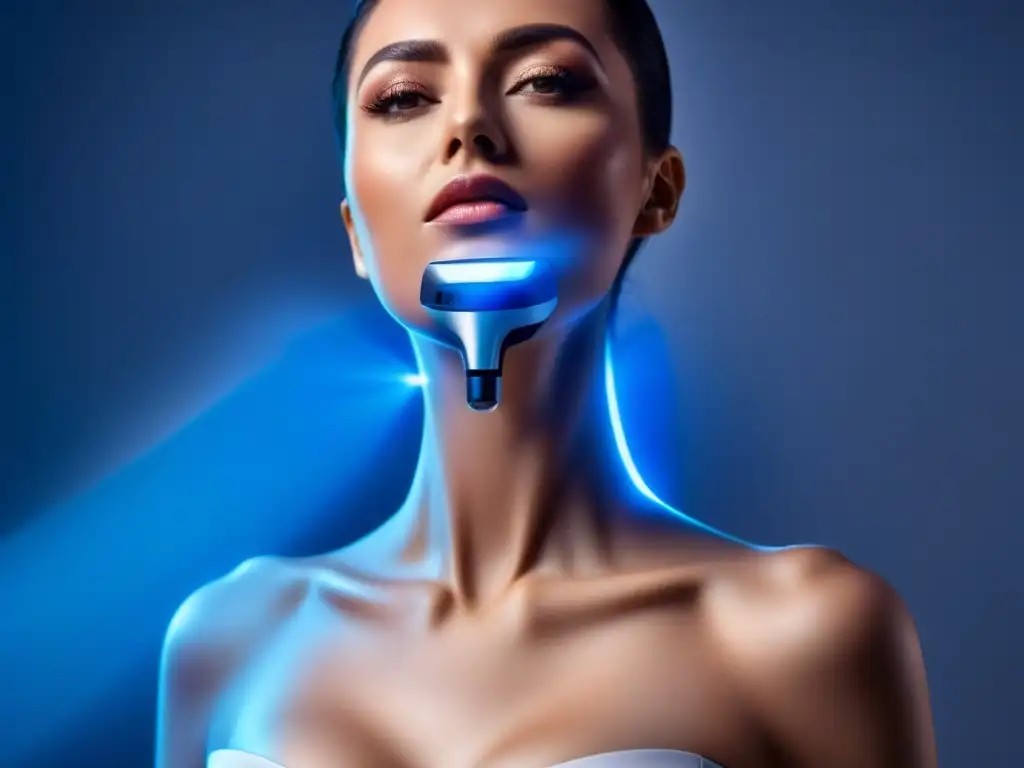 Dispositivo láser de depilación avanzado: sin dolor, sin vello Depilación sin dolor: tecnología avanzada en un dispositivo futurista de láser