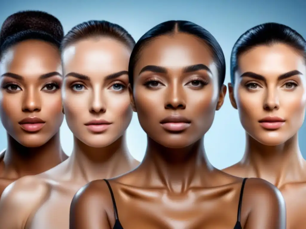 Un grupo diverso de personas se sienten seguras y felices después de una depilación con bicarbonato en un spa moderno