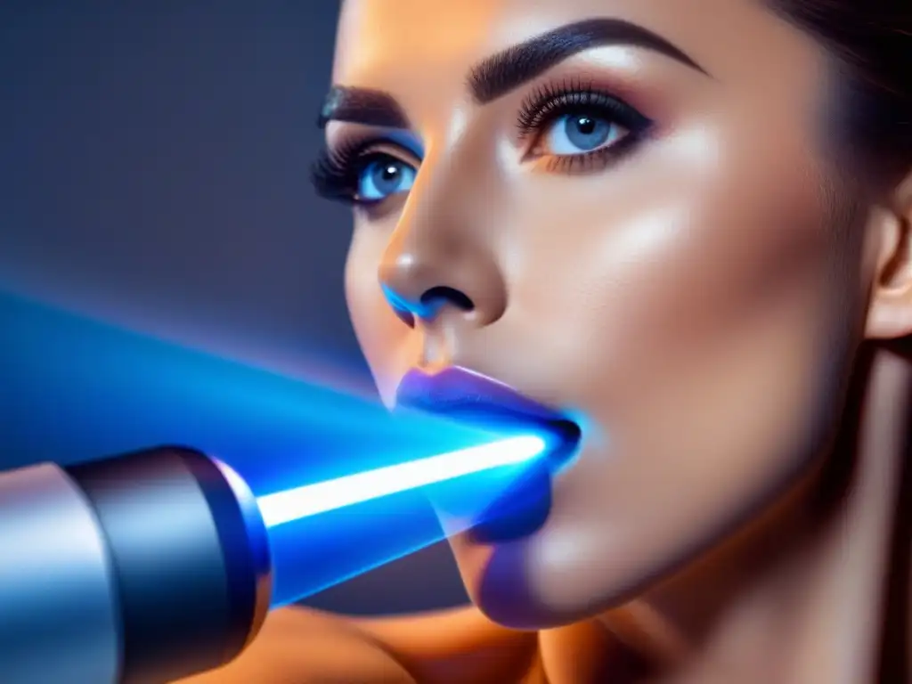 Un láser futurista elimina vello corporal con precisión