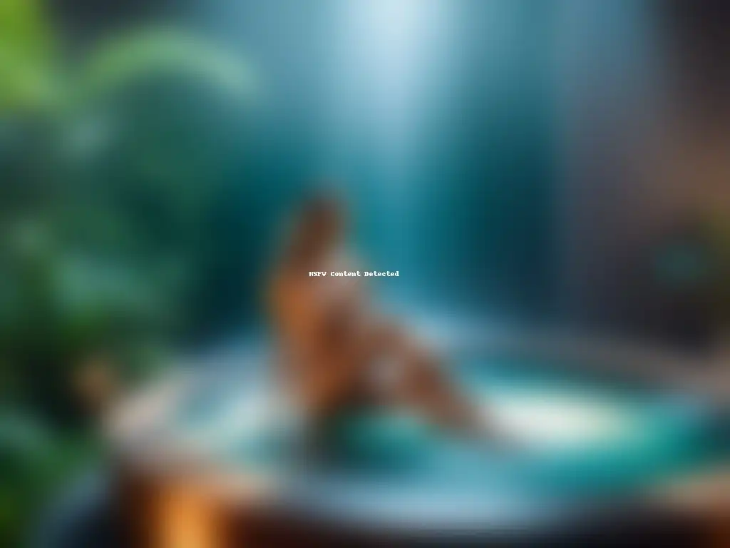 Depilación ecológica: beneficios y opciones en un spa sereno, con vegetación exuberante y esteticista realizando tratamiento ecológico